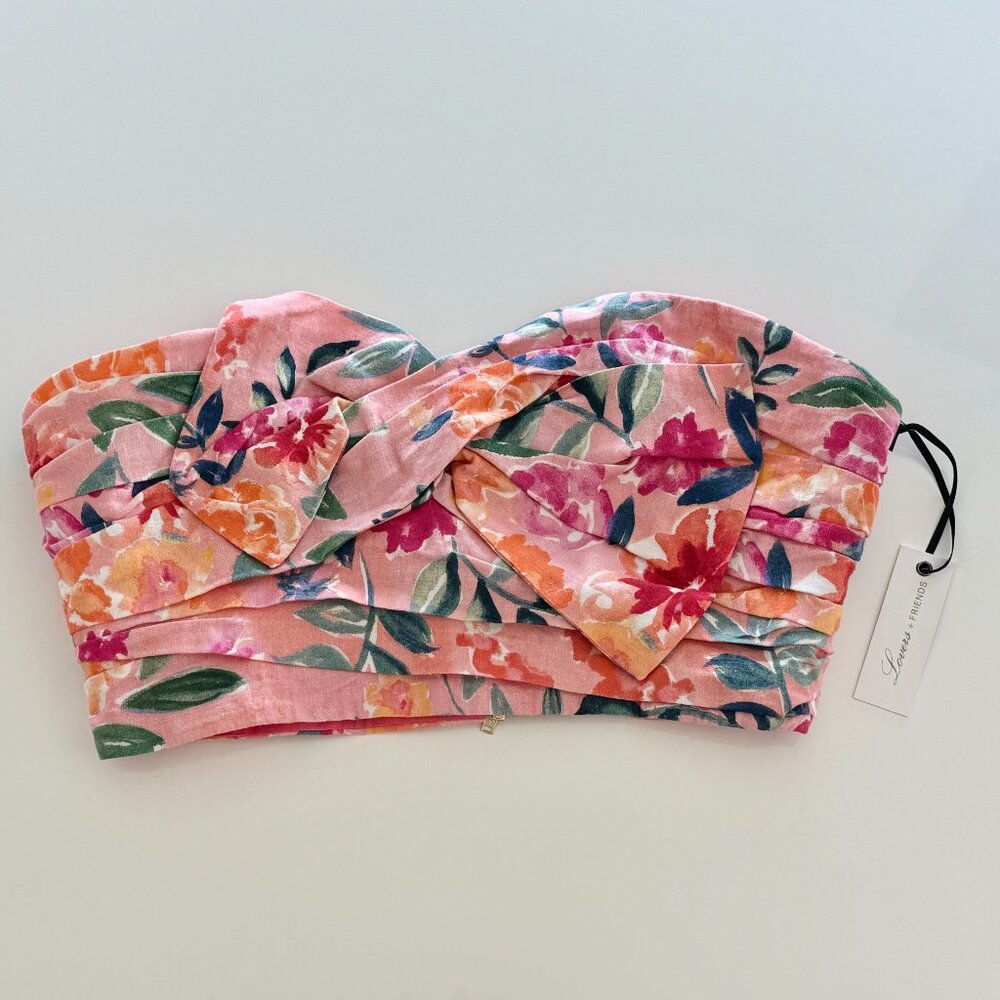 NWT Lovers & Friends Twist Turn Crop Top - Revolve - Size Small - Picture 5 of 8